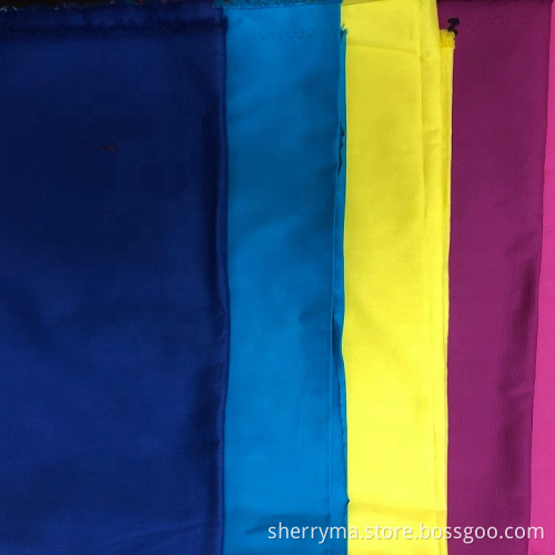100% cotton poplin spandex plain dyed